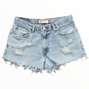 Levi's Comfort Fit High-Waisted Shorts